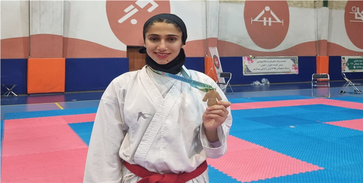 دختر کاراته کای کهگیلویه و بویراحمدی قهرمان المپیک ناشنویان جهان شد