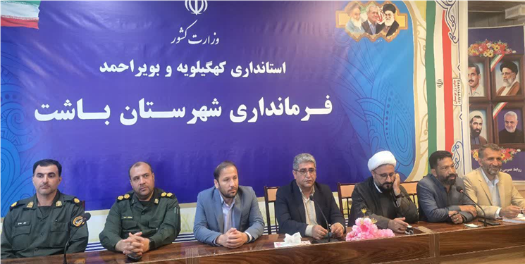 توصیه های فرماندار باشت به شهردار جدید/ تقدیر ویژه از دادستان شهرستان