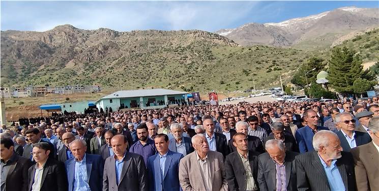 گزارش تصویری از خاکسپاری پدر نخبه علمی کشور در سی سخت 