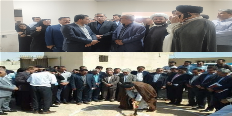 افتتاح ساختمان شبکه بهداشت و درمان بعد از ۹ سال تصاویر 