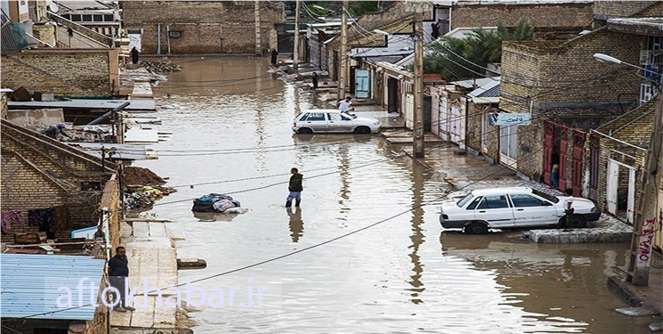 آبگرفتگی ۳۰ منزل  در روستاهای خونگاه و سر تنگ رواق