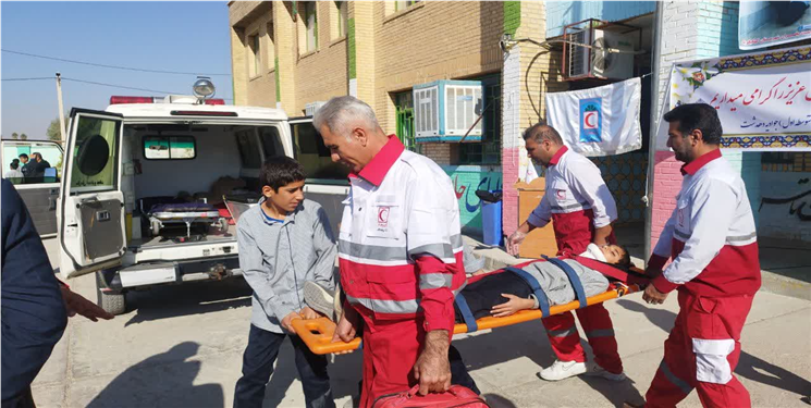 آمادگی مدارس دهدشت در مانور سراسری زلزله و ایمنی/تصاویر 
