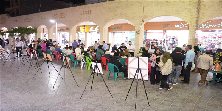 شب‌های گچساران میزبان هنرمندان خوش‌نویس/هنر ایرانی در خیابان‌ بلادیان نفس کشید